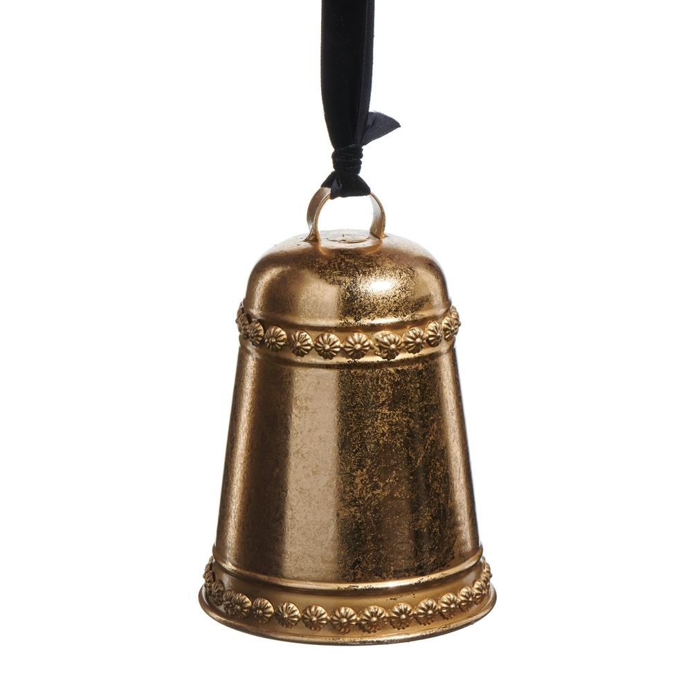 RAZ Imports 7" Gold Bell Ornament