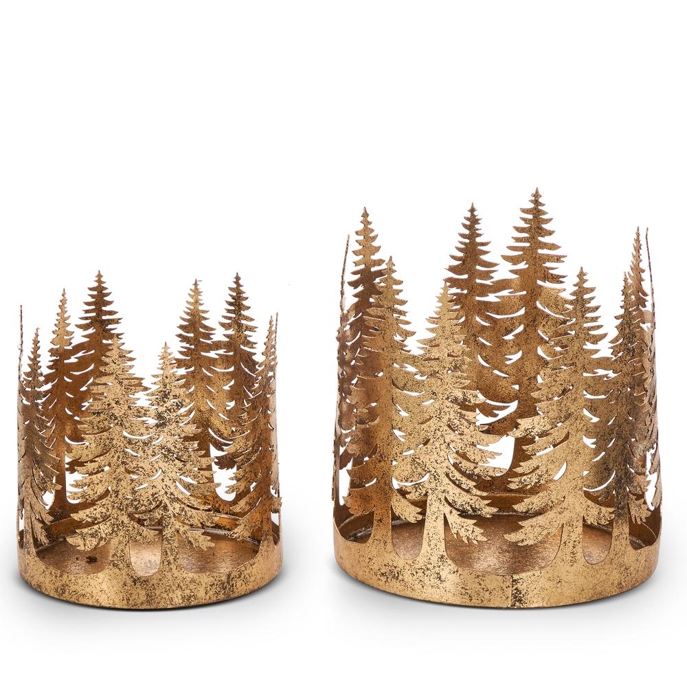 RAZ Imports 7" Gold Tree Hurricane
