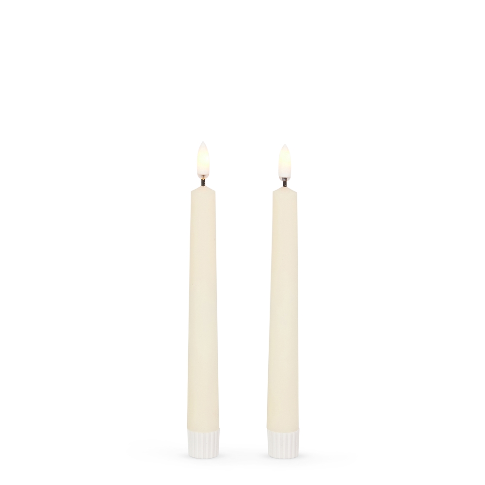 RAZ Imports 7" Ivory Taper Candles