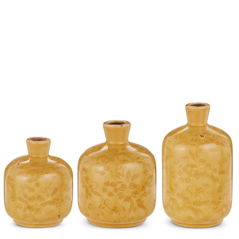 RAZ Imports 7" Mustard Bud Vases