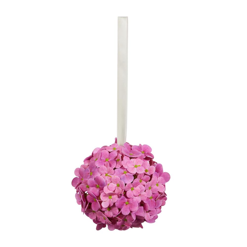 RAZ Imports 7" Pink Hydrangea Ball