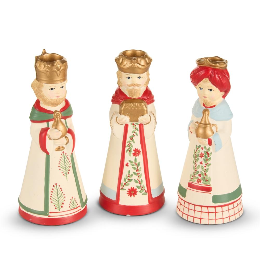 RAZ Imports 7" Wisemen Candlesticks