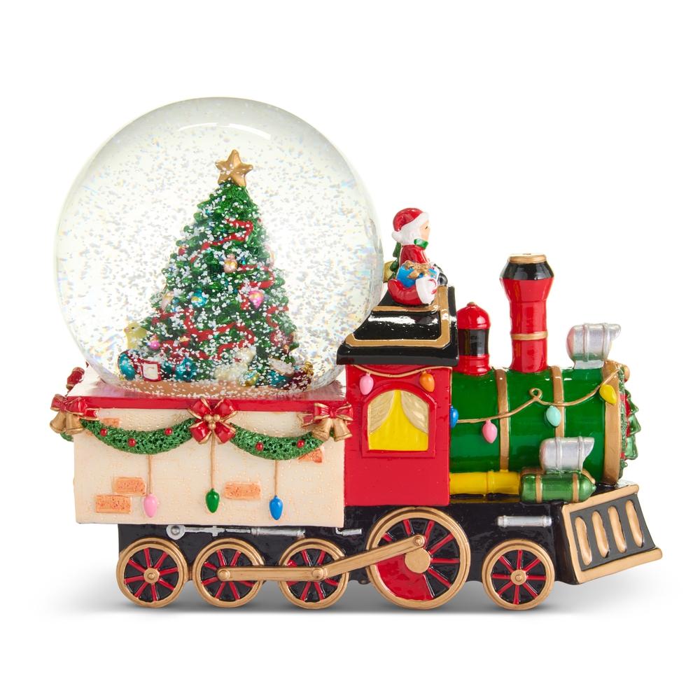 RAZ Imports 8.5" Animated Musical Train Water Globe