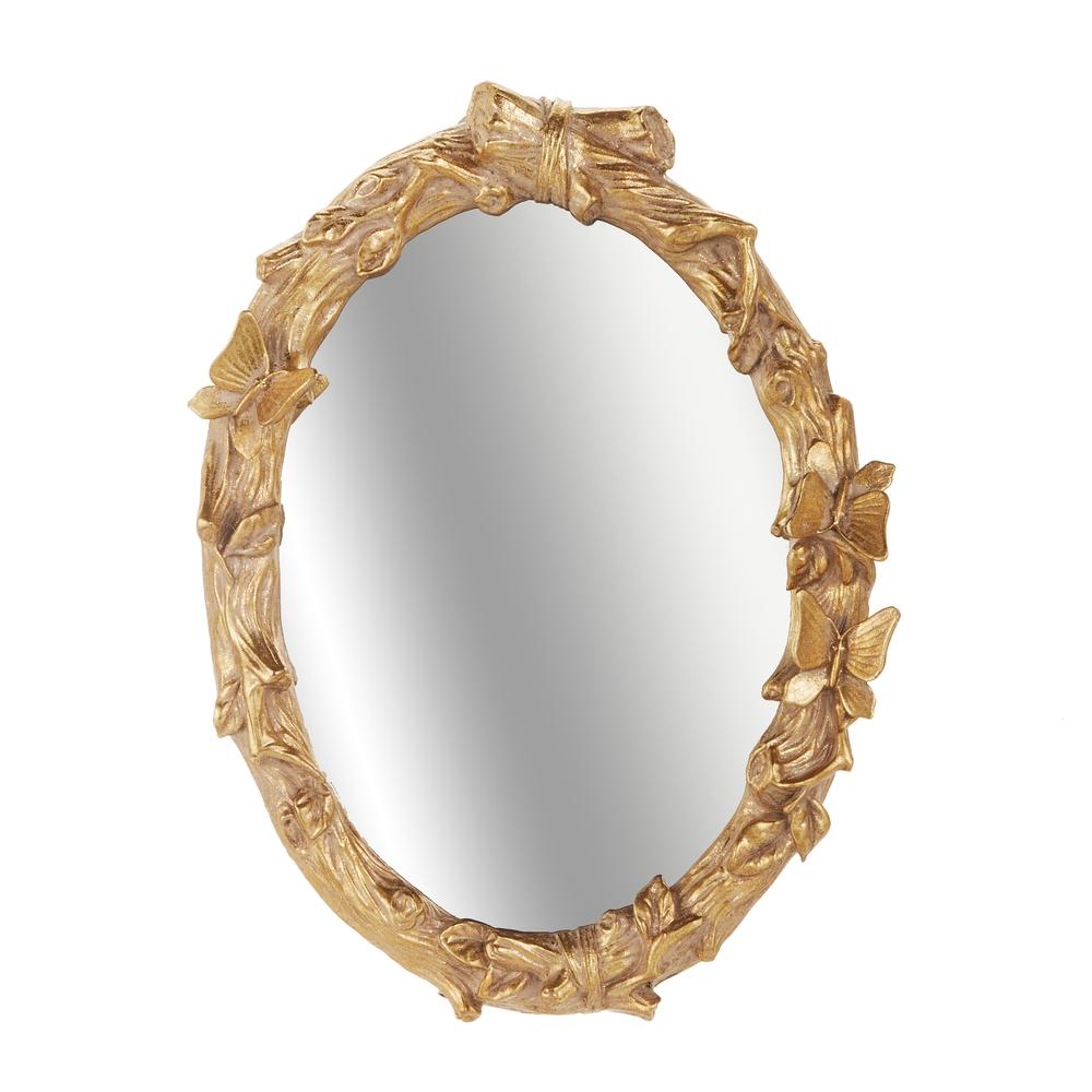 RAZ Imports 8.5" Butterfly on Branch Oval Mirror