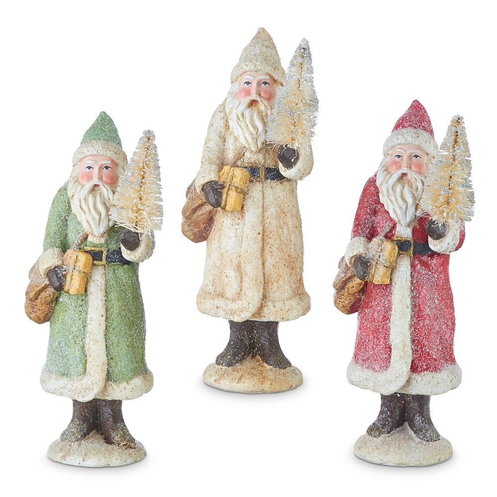 RAZ Imports 8.5" Glittered Santa