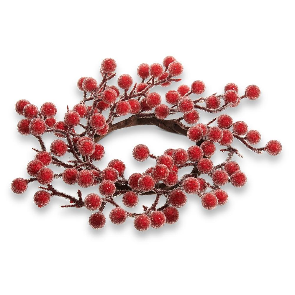 RAZ Imports 8.5" Iced Berry Candle Ring