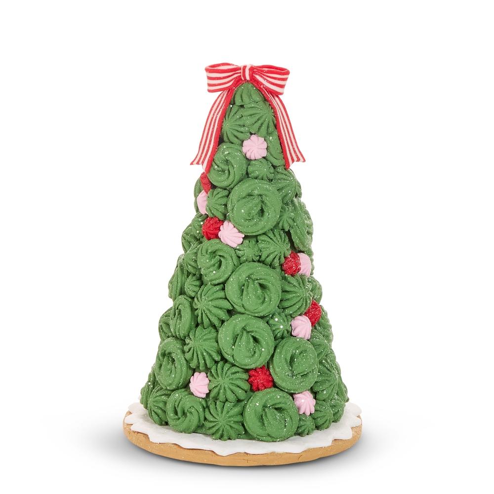 RAZ Imports 8.5" Meringue Candy Gingerbread Tree