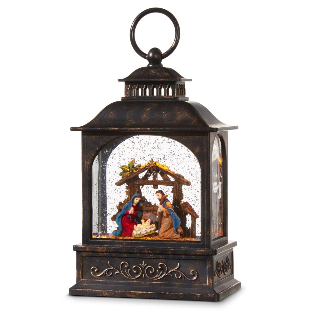 RAZ Imports 8.5" Nativity Lighted Water Lantern