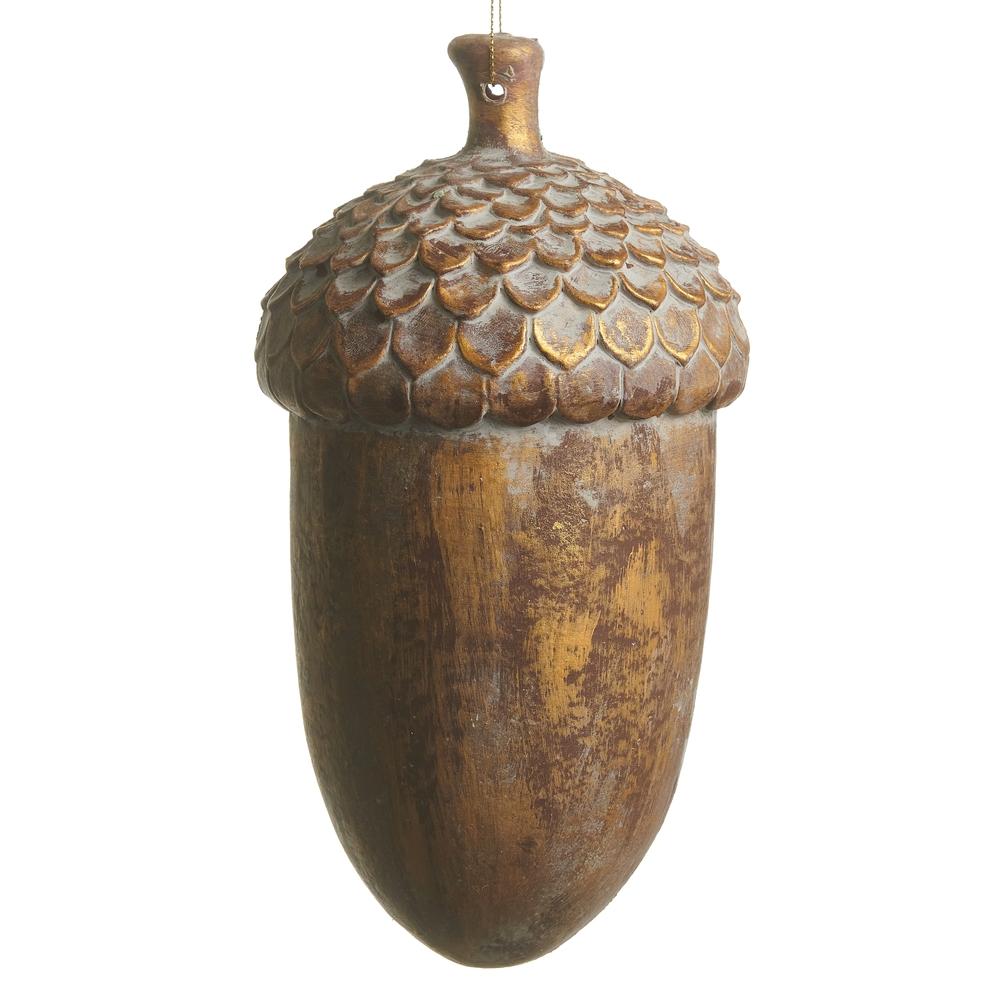 RAZ Imports 8.75" Antique Acorn Ornament