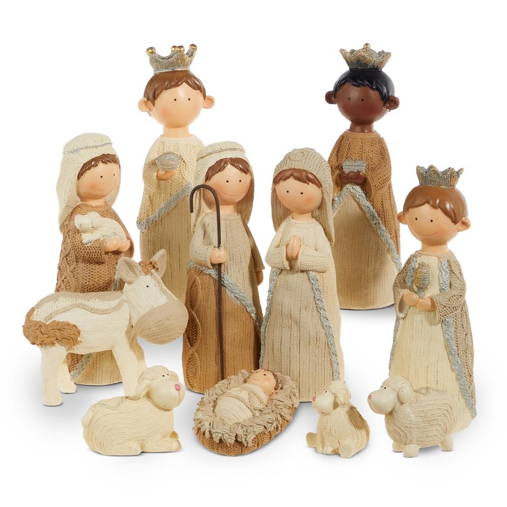 RAZ Imports 8.75" Knit Nativity