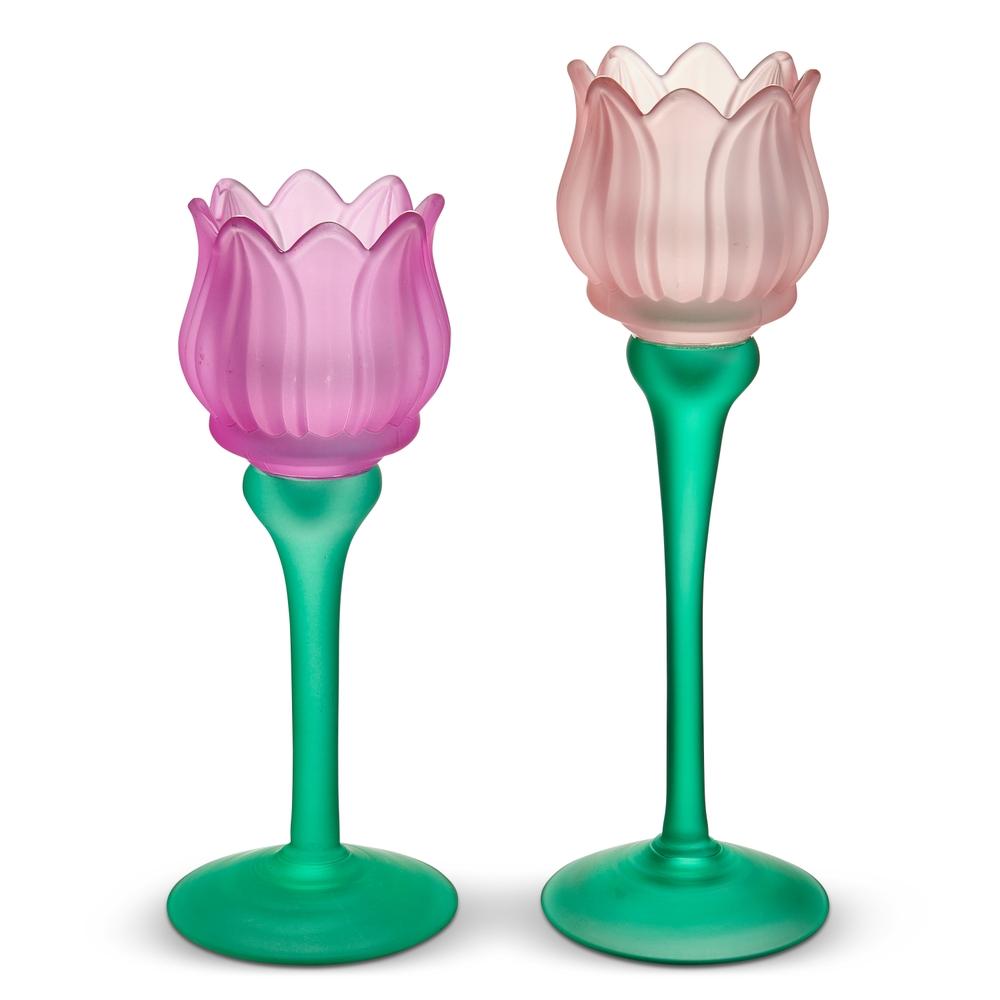 RAZ Imports 8.75" Tulip Votive Candle Holders