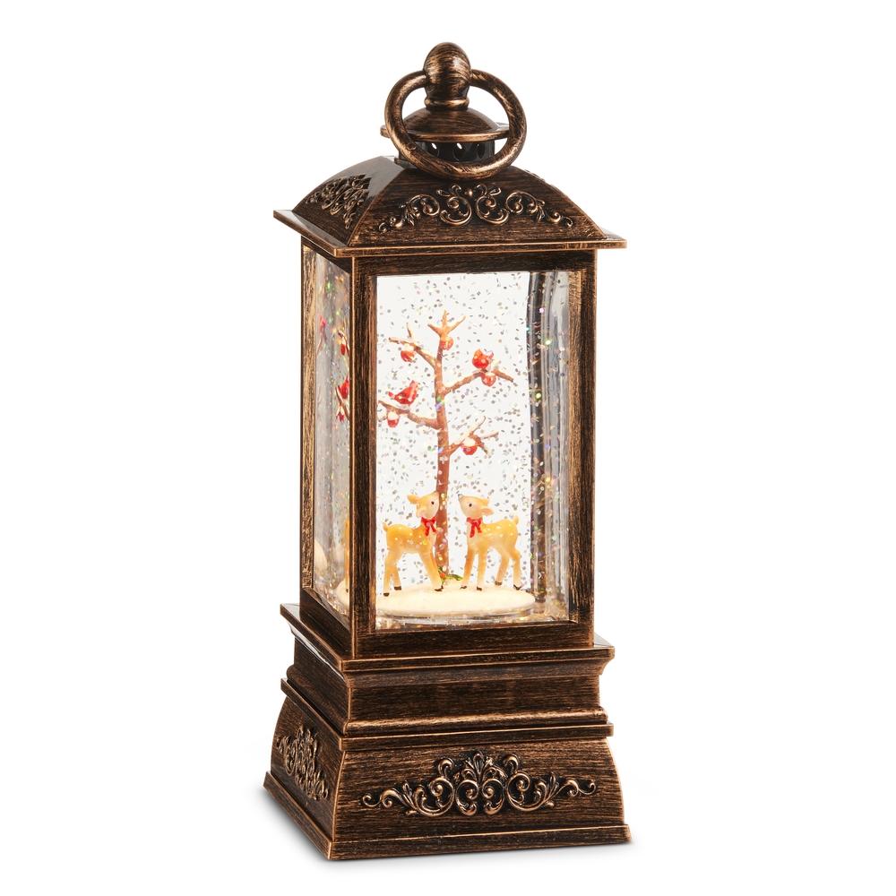 RAZ Imports 8.75" Woodland Deer Water Lantern