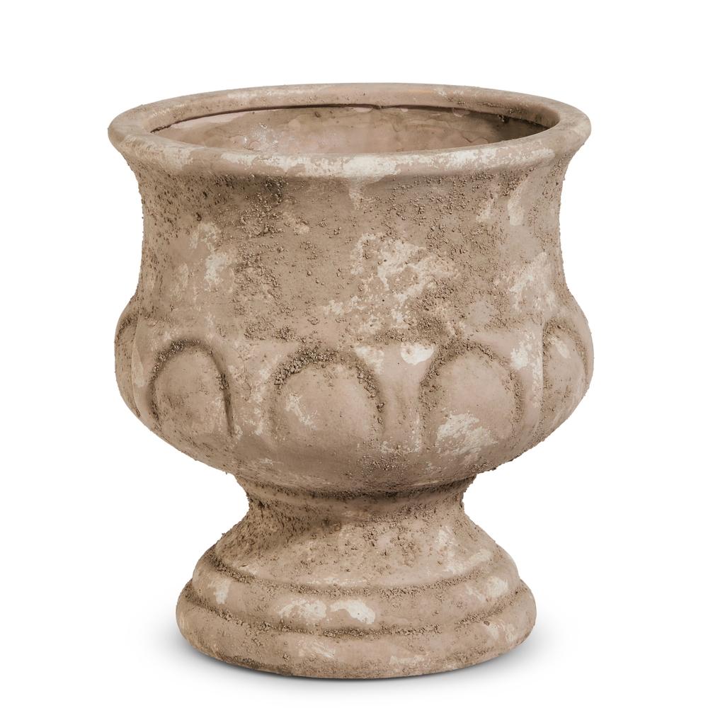 RAZ Imports 8" Concrete Finish Urn
