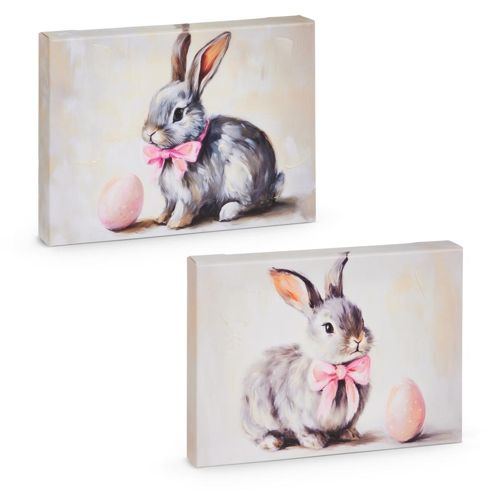 RAZ Imports 8" Easter Bunny Wall Art