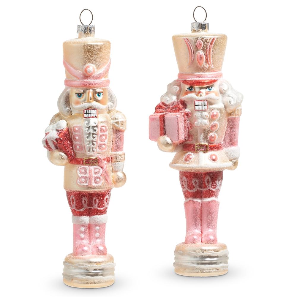 RAZ Imports 8" Glittered Nutcracker Ornament
