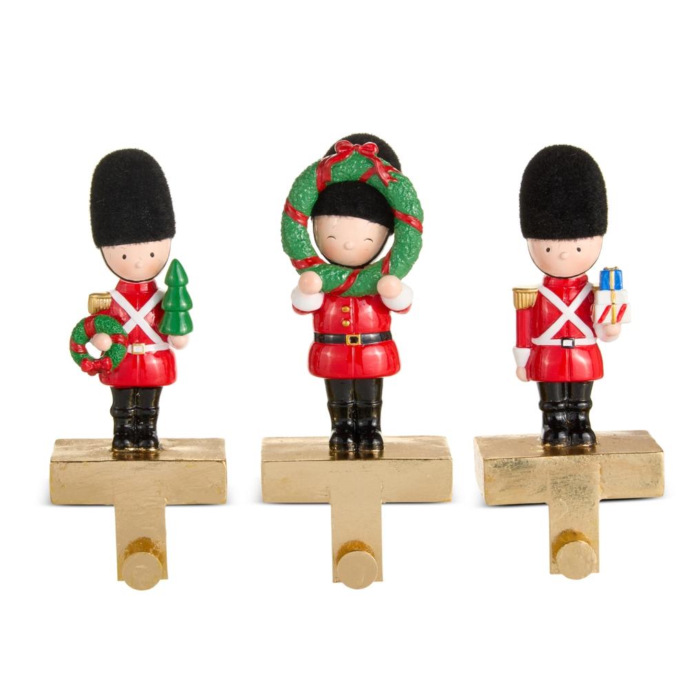 RAZ Imports 8" Holiday Toy Soldier Stocking Holder