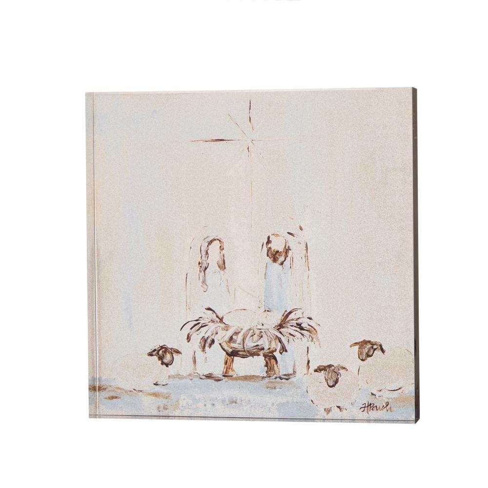 RAZ Imports 8" Holy Family Acrylic Block