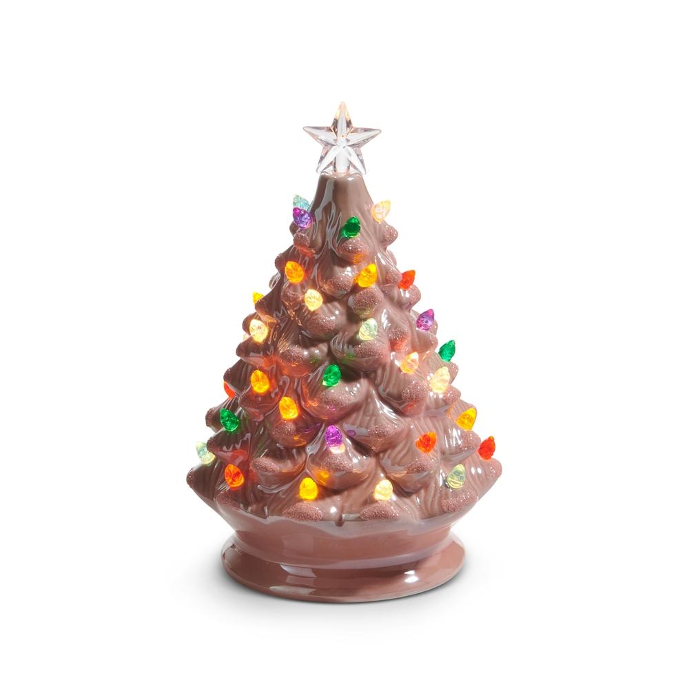 RAZ Imports 8" Lighted Pink Vintage Tree
