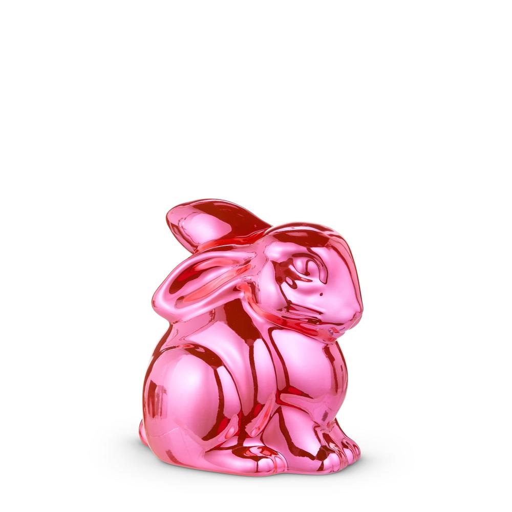 RAZ Imports 8" Metallic Pink Balloon Bunny