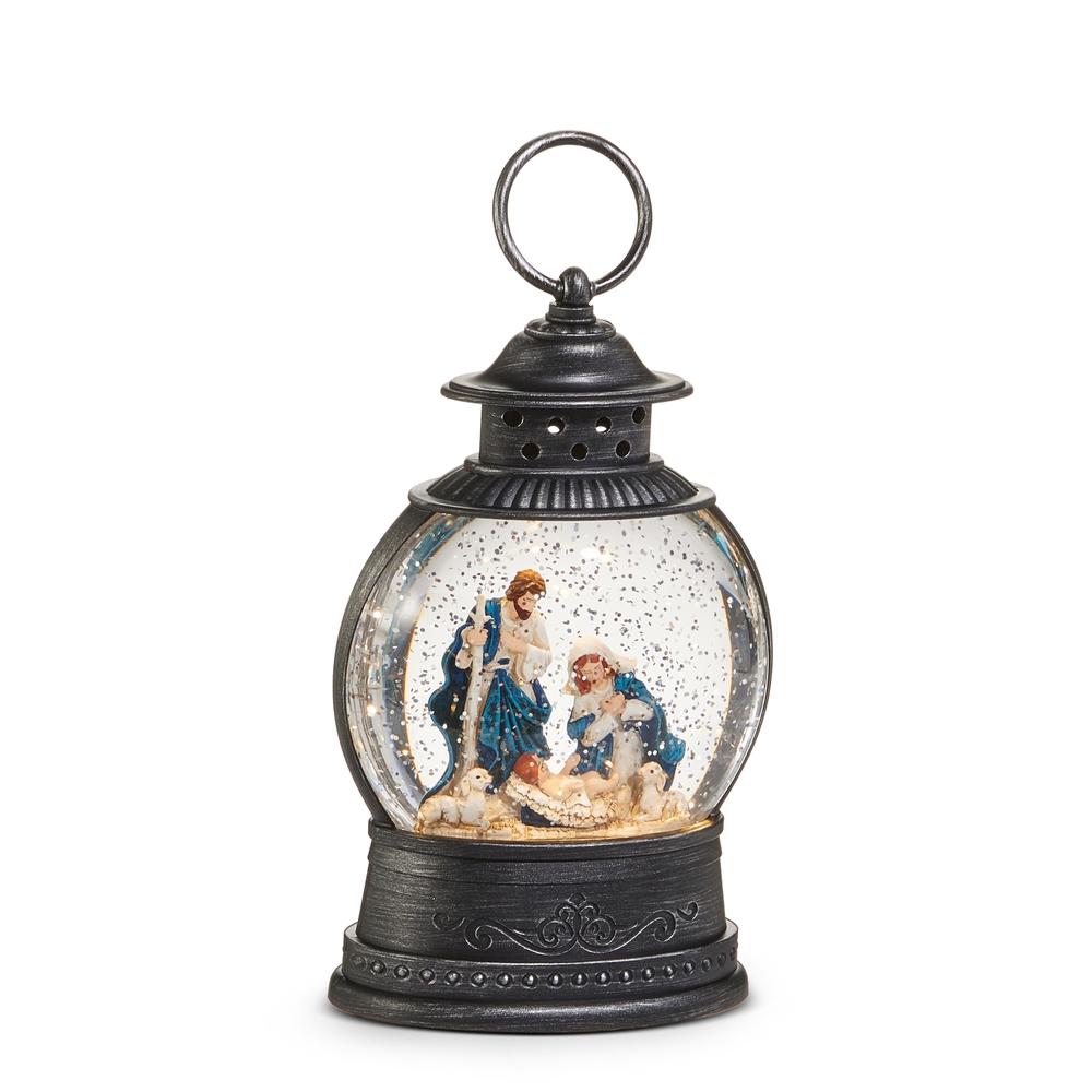 RAZ Imports 8" Nativity Lighted Water Lantern
