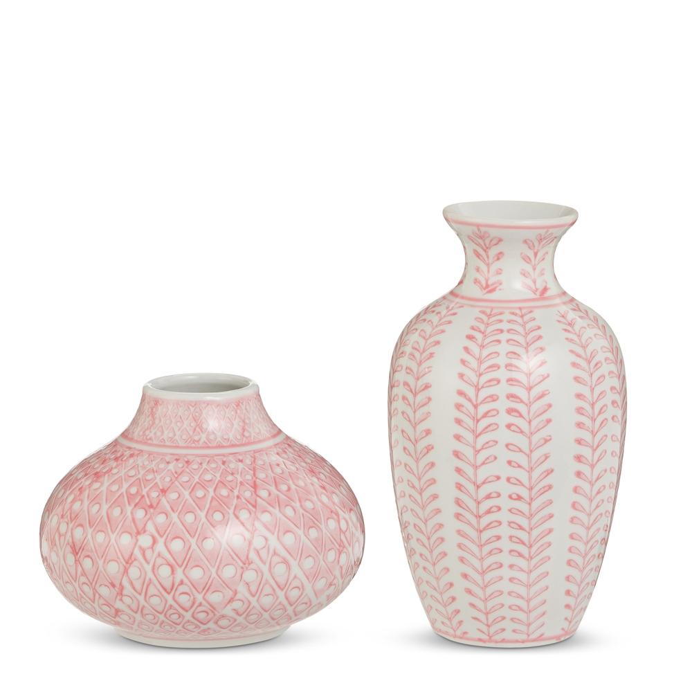RAZ Imports 8" Pink Bud Vases