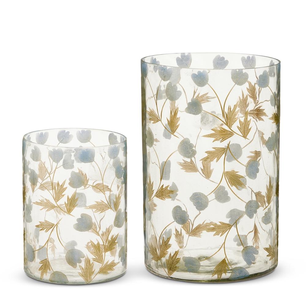 RAZ Imports 8" Pressed Delphinium Containers