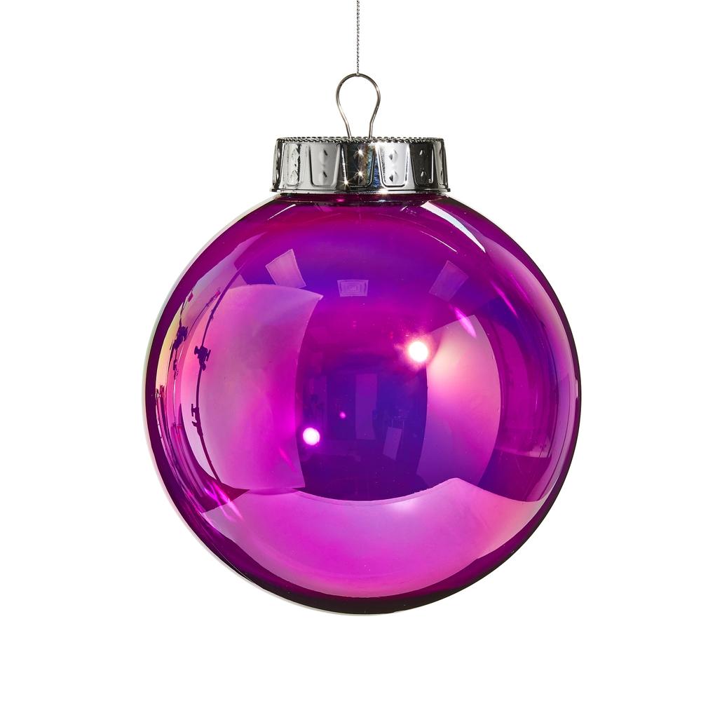 RAZ Imports 8" Purple Seamless Iridescent Ball