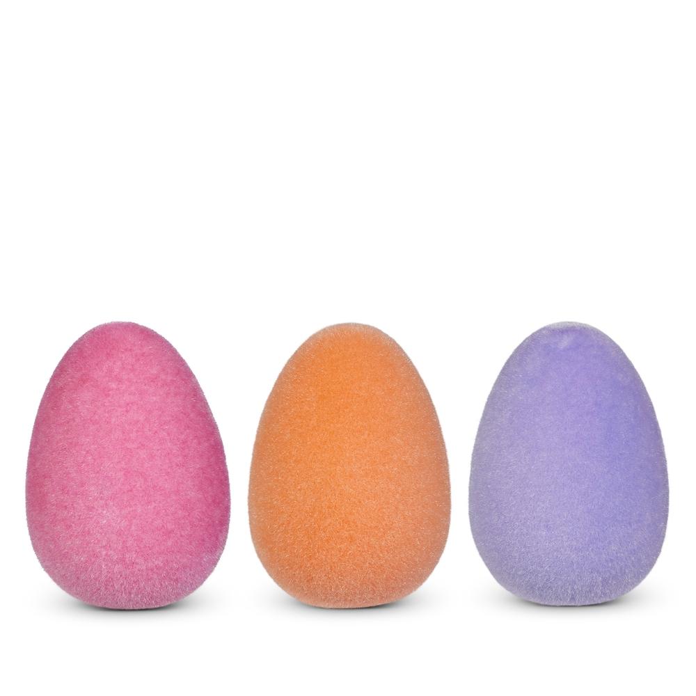 RAZ Imports 8" Sherbet Flocked Egg