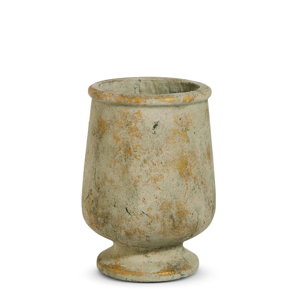 RAZ Imports 9.5" Concrete Finish Vase