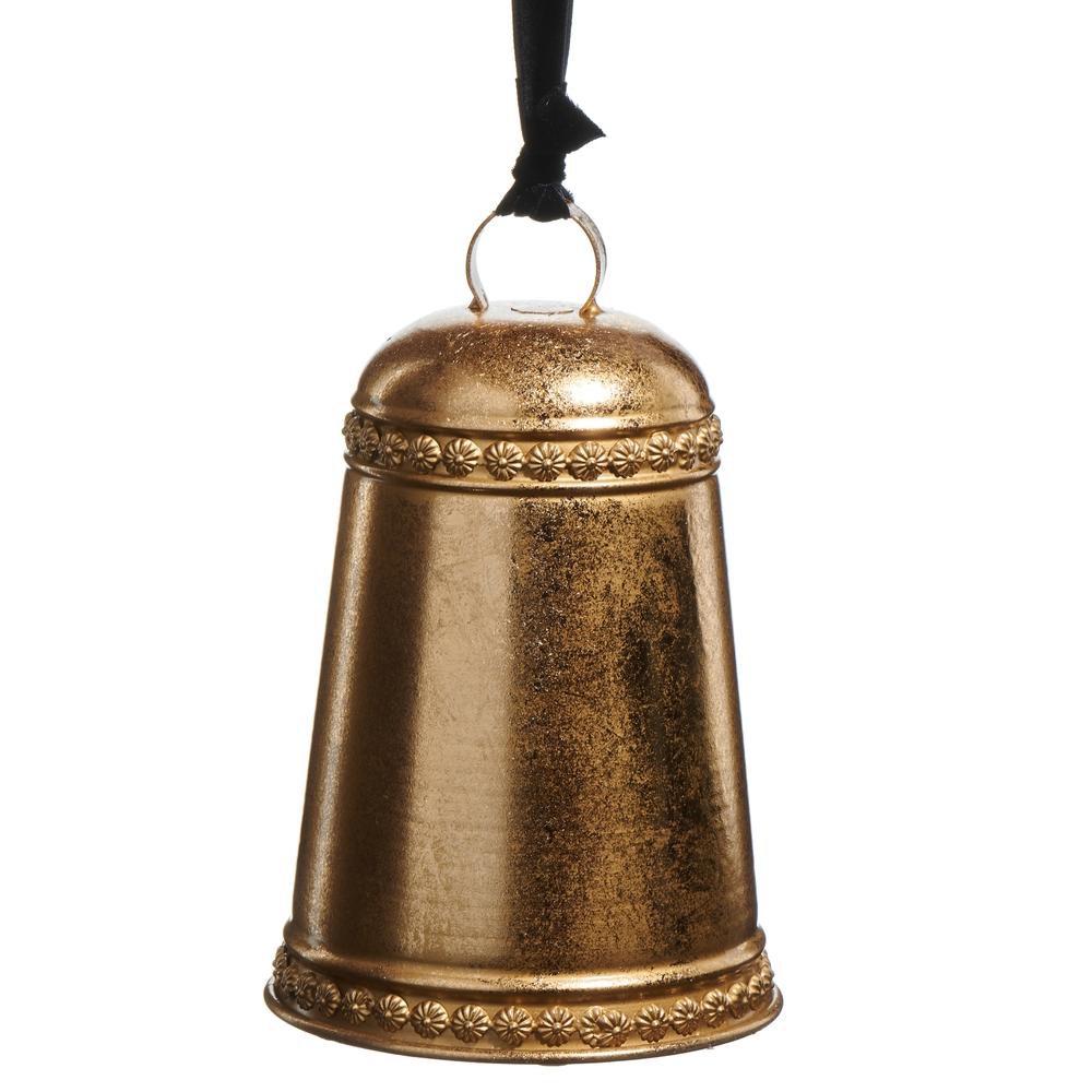 RAZ Imports 9.5" Gold Bell Ornament