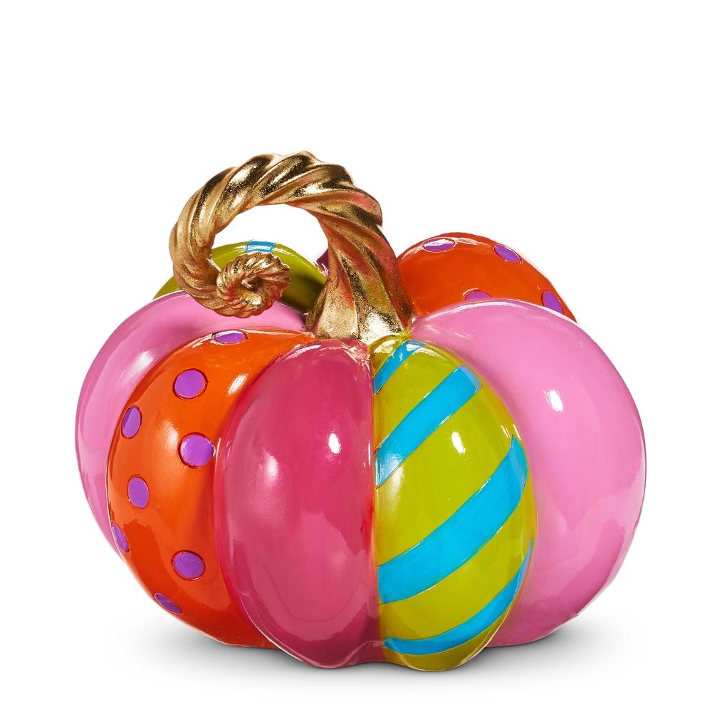 RAZ Imports 9.5" Multi Pattern Pumpkin