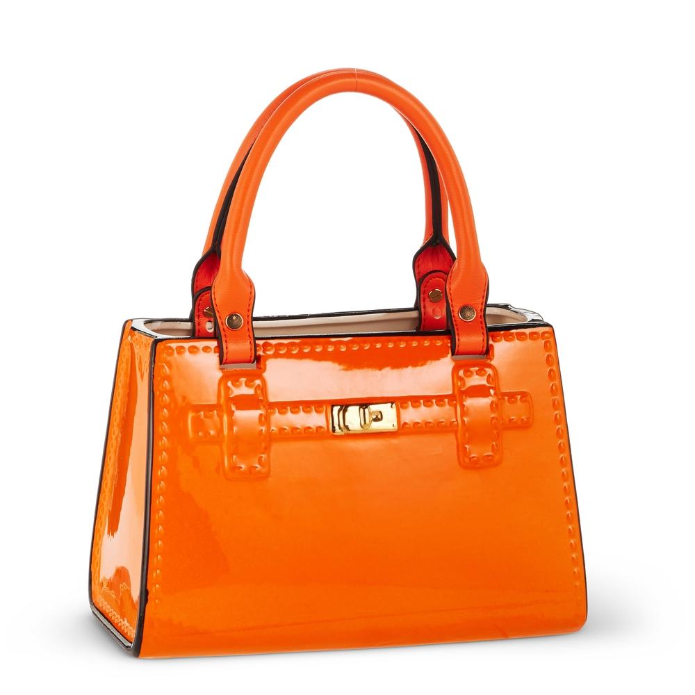 RAZ Imports 9.5" Orange Purse Vase