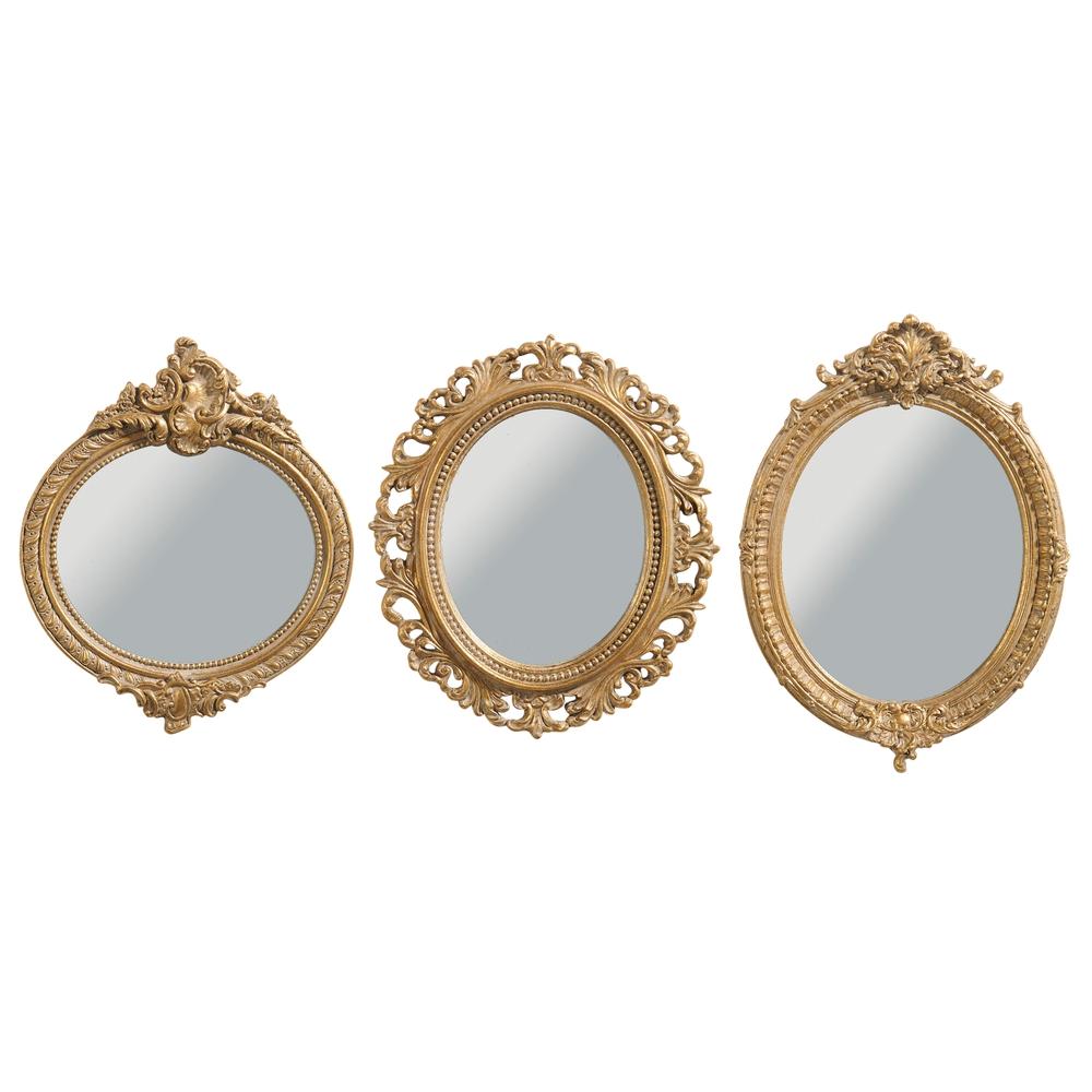 RAZ Imports 9.5" Vintage Gold Mirror