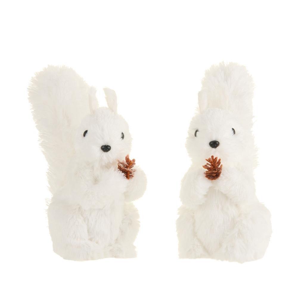 RAZ Imports 9.5" White Squirrel