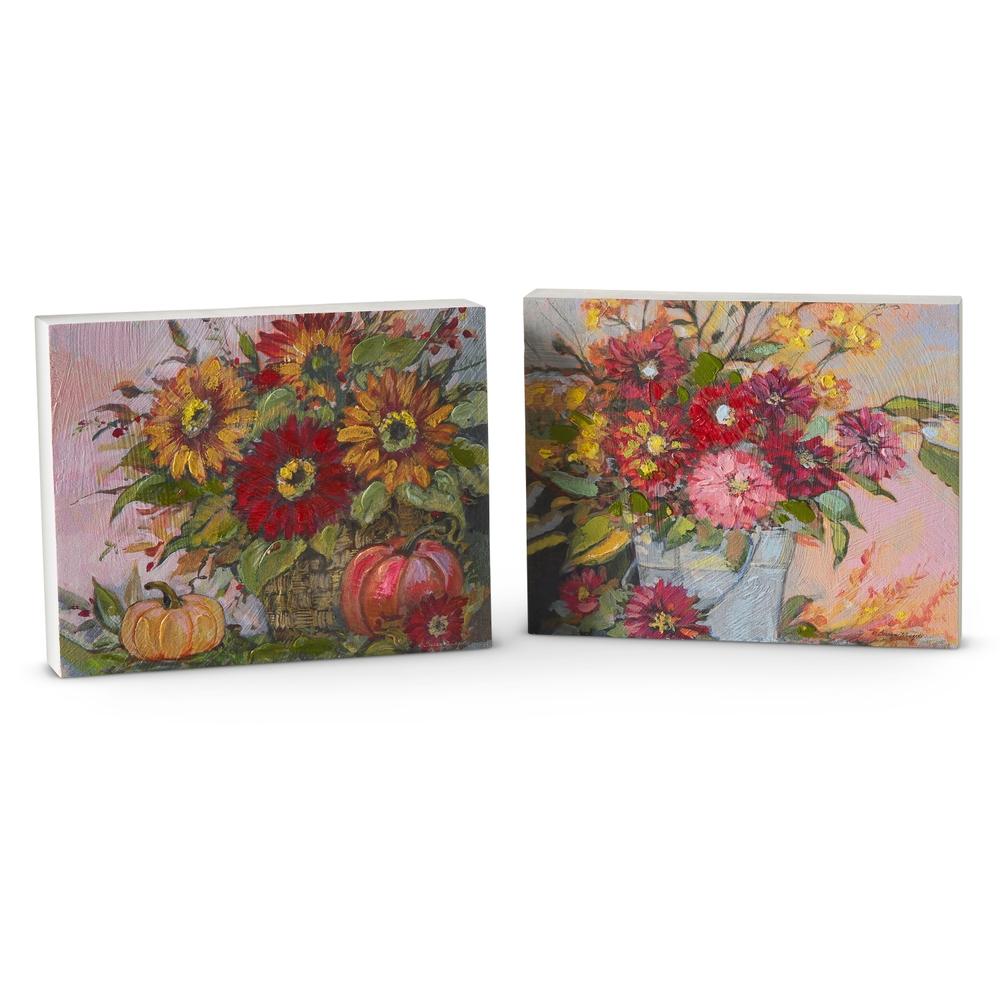 RAZ Imports 9.75" Autumn Bouquet Wall Art