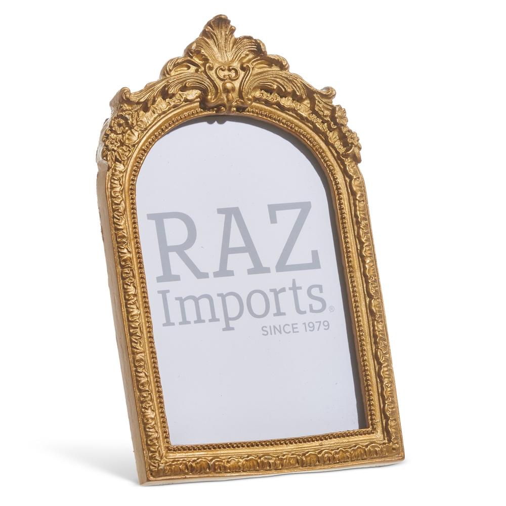 RAZ Imports 9" Antique Gold Picture Frame