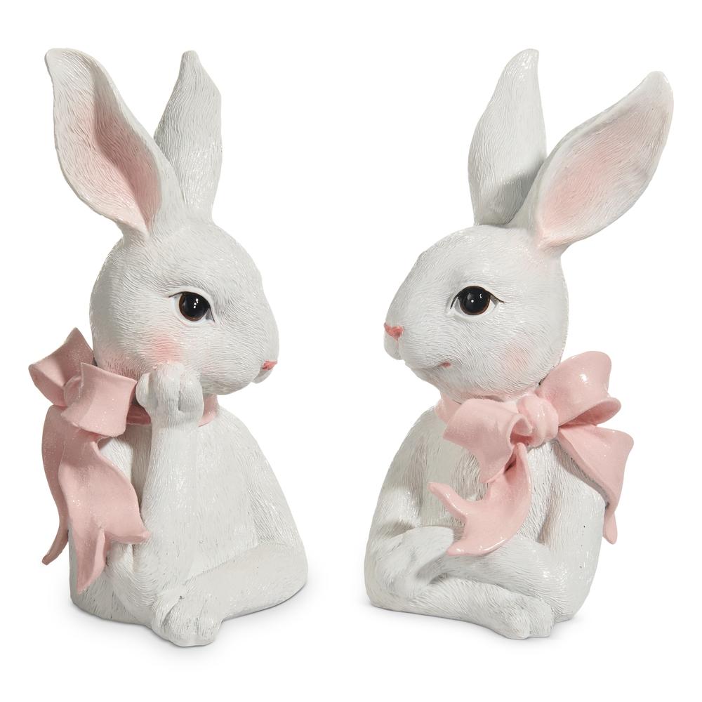RAZ Imports 9" Bunny with Pink Bow