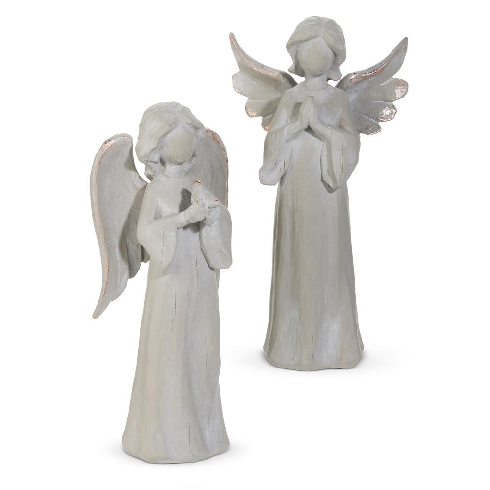 RAZ Imports 9" Concrete Look Angel
