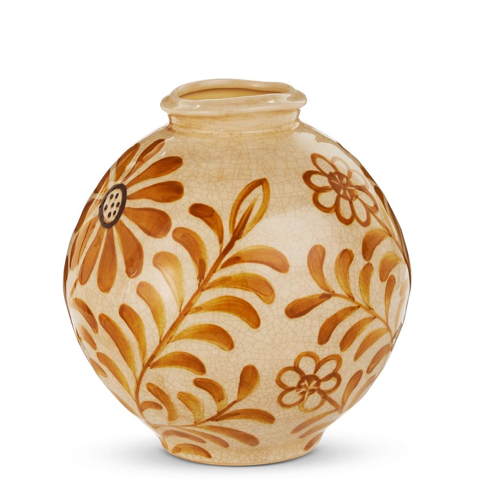 RAZ Imports 9" Floral Vase