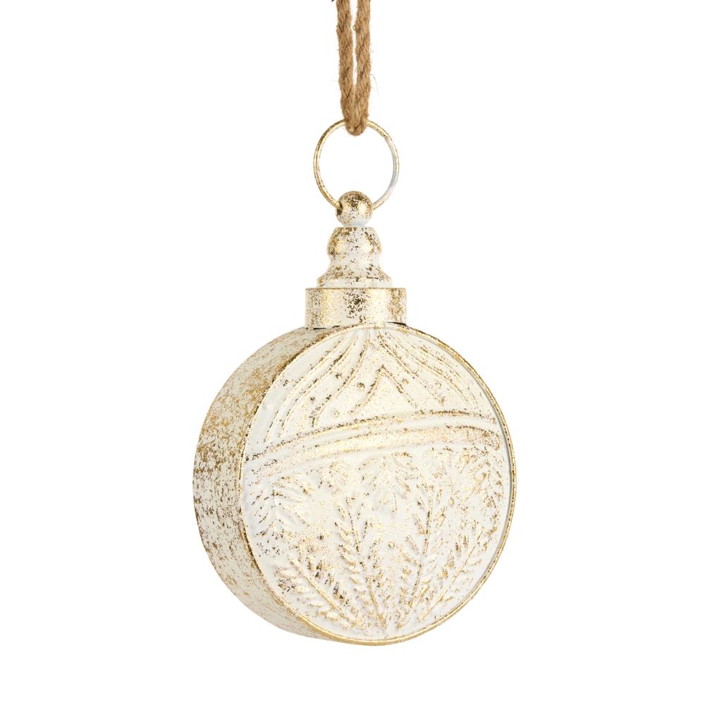 RAZ Imports 9" Gold Brush Ivory Bell