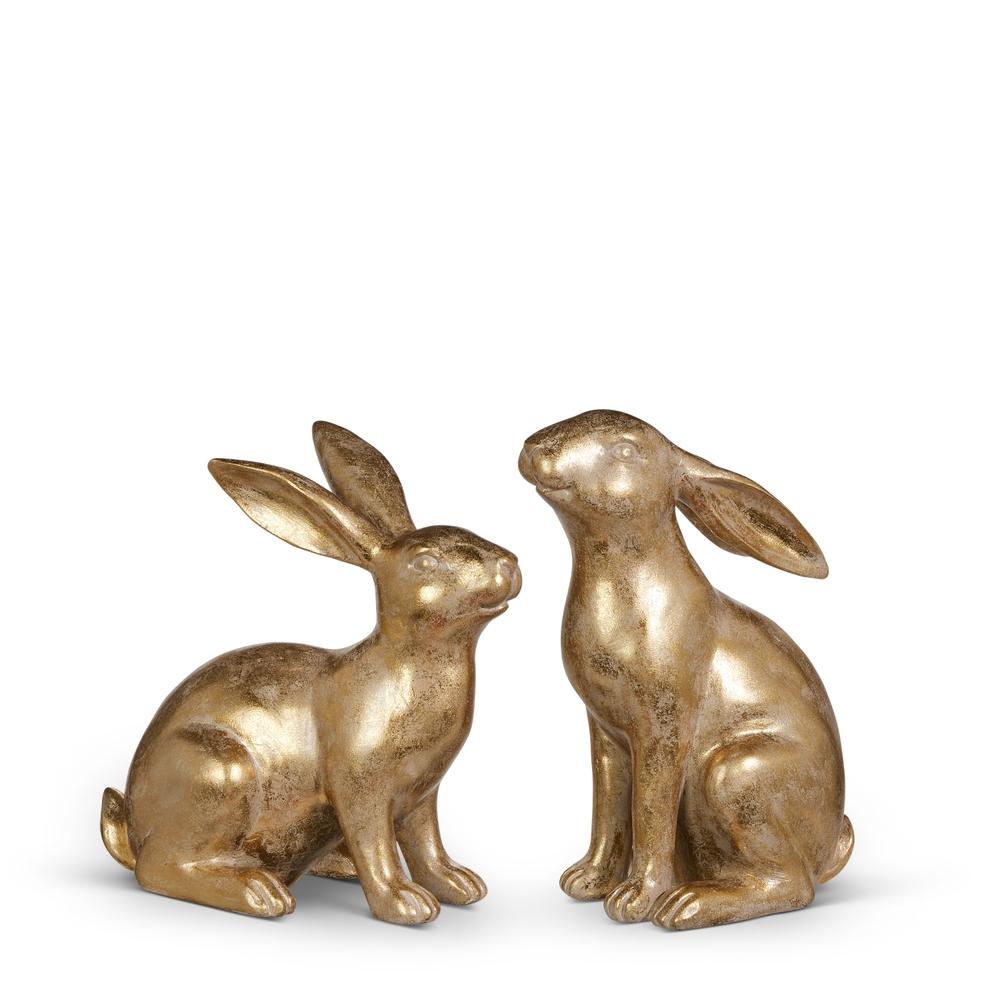 RAZ Imports 9" Gold Rabbit