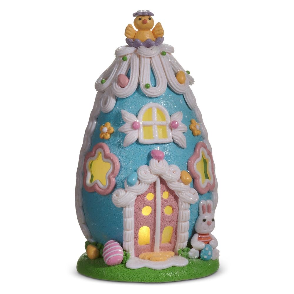 RAZ Imports 9" Lighted Hatchling Gingerbread Egg
