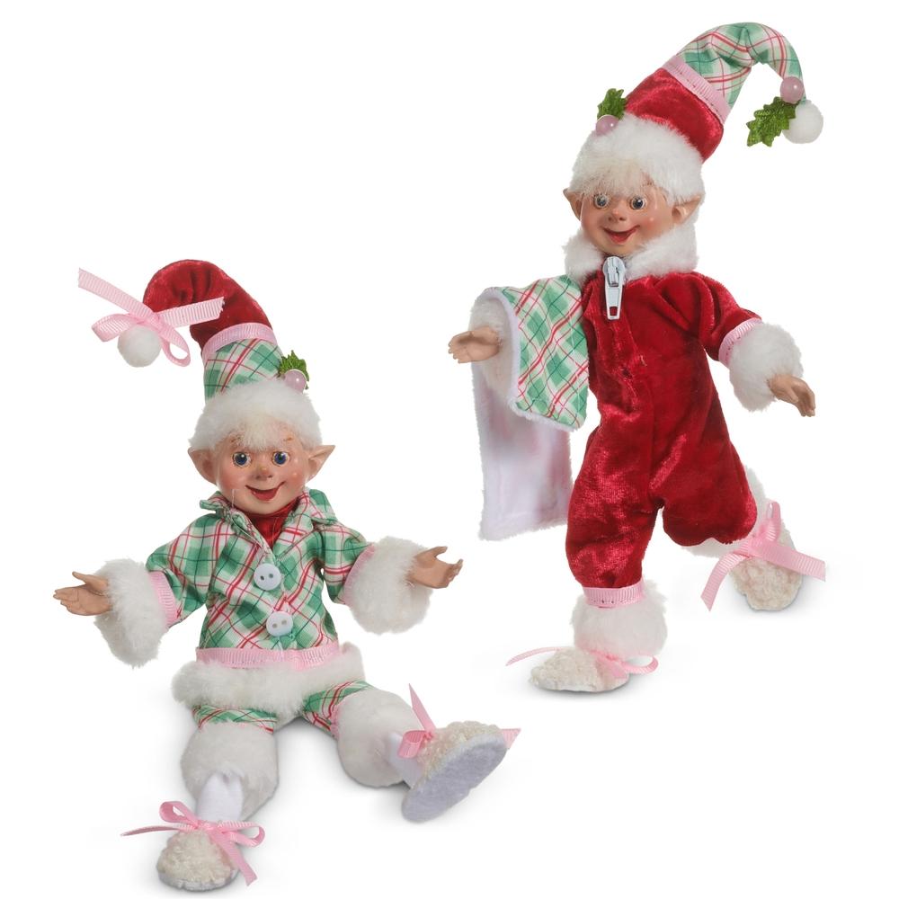 RAZ Imports 9" Sugar and Spice Elf Ornament