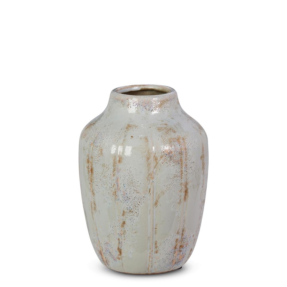 RAZ Imports 9" Whitewash Vase