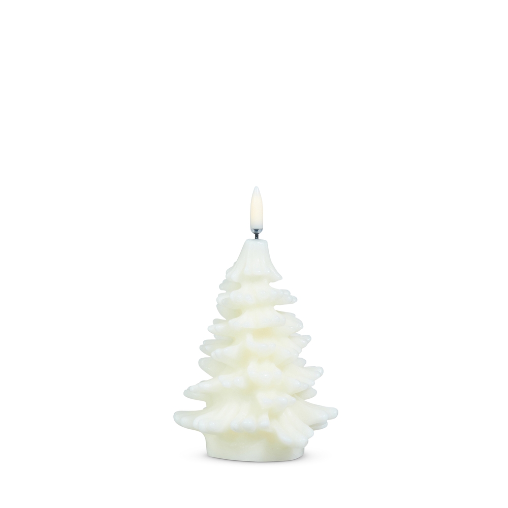 RAZ Imports *DC* 3.5" X 5.5" Uyuni Ivory Tree Candle