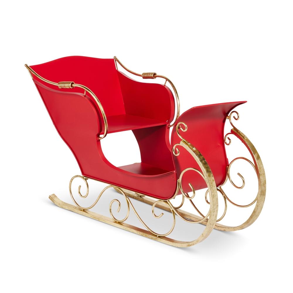 RAZ Imports *DC* 55.5" Red Sleigh