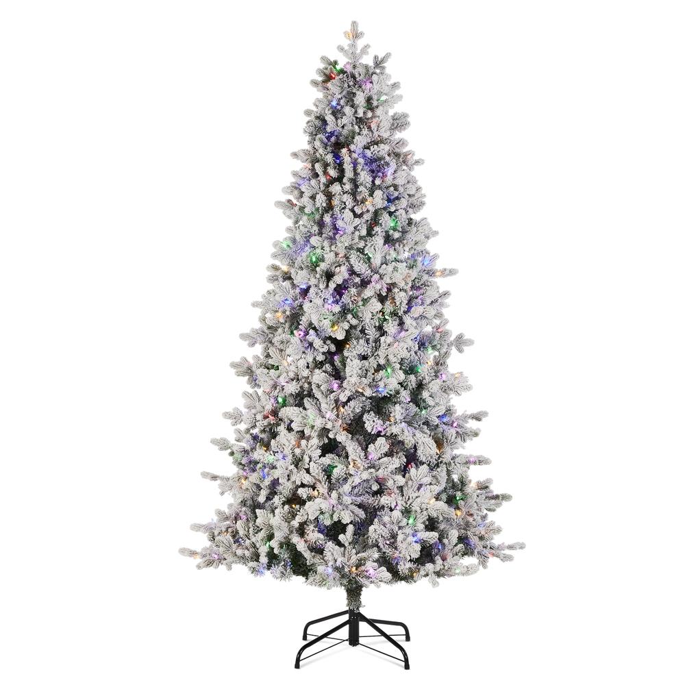RAZ Imports *DC* 7.5' Flocked Noble Fir Tree