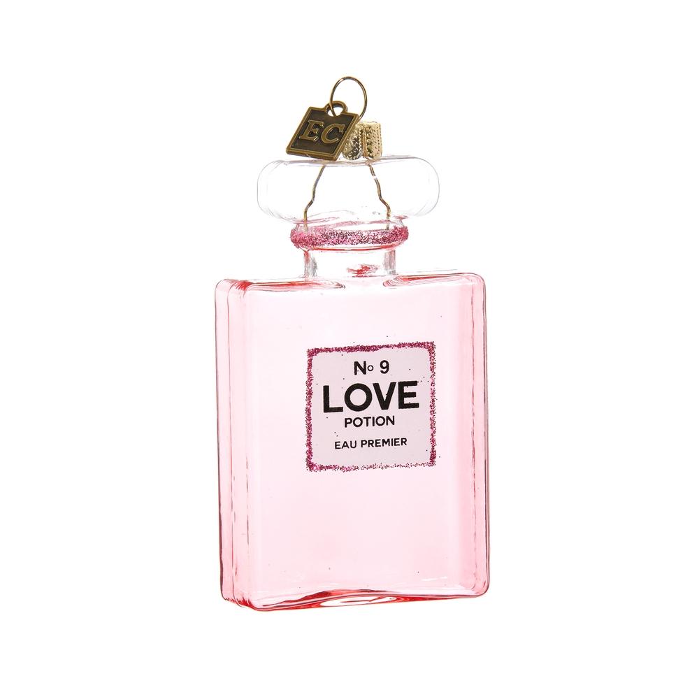 RAZ Imports EC 4" Pink Love Potion No. 9 Ornament