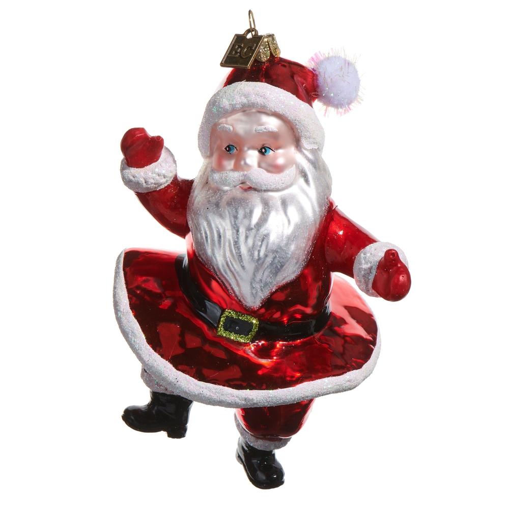 RAZ Imports EC 5.5" Dancing Santa Ornament