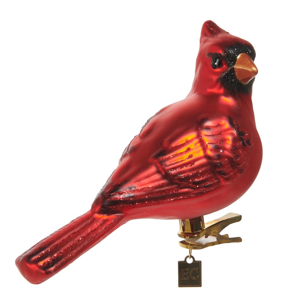 RAZ Imports EC 6" Cardinal Clip-On Ornament
